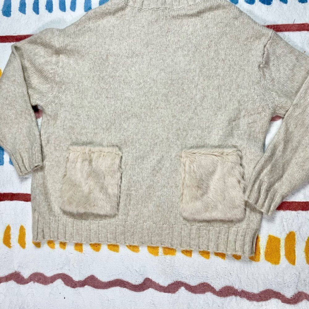 ZARA KNIT SWEATER 7% ALPACA - Picture 5 of 10